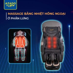 Azado CG-99 có công nghệ massage bằng nhiệt hồng ngoại ở hông và lưng