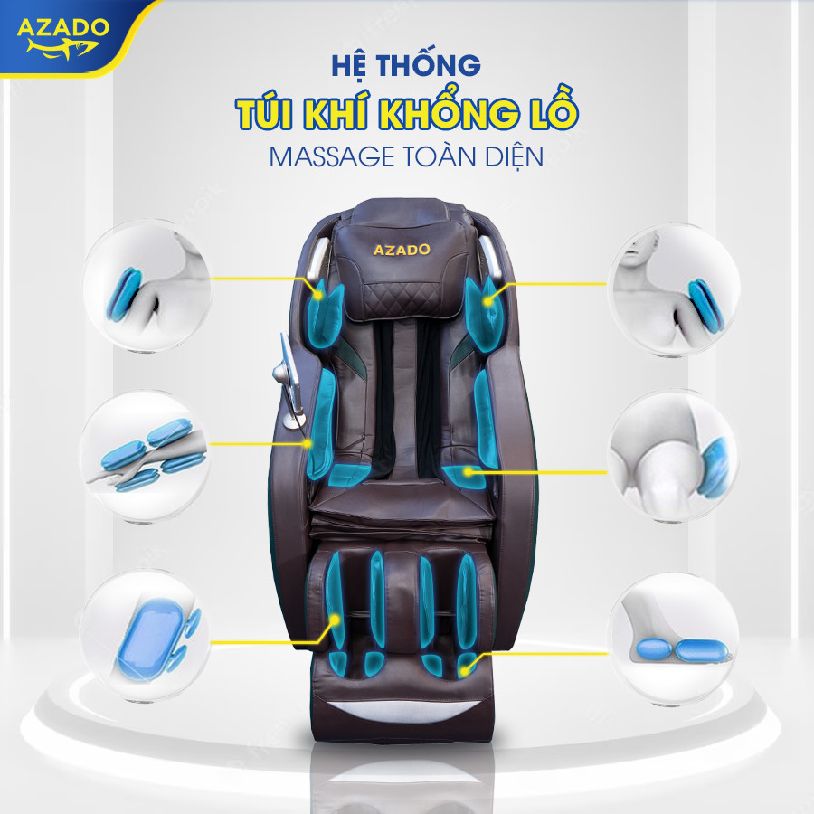 Ghế massage cao cấp CG-29 Super có hệ thống túi khí xoa bóp nhẹ nhàng