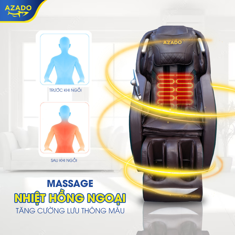 ghế massage cao cấp CG-29 Super massage bằng nhiệt hồng ngoại hiện đại