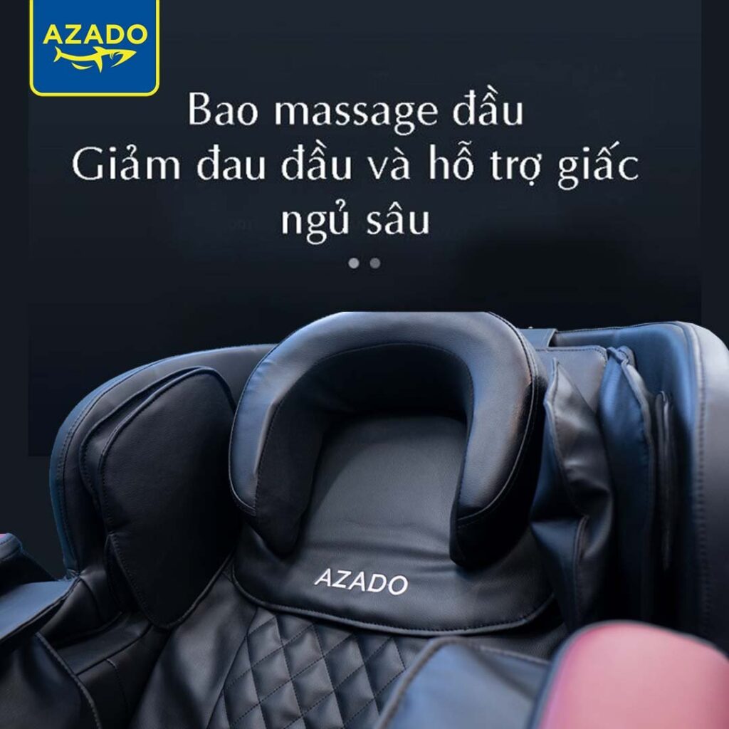 Ghế massage Azado A9 có gối massage đầu hình chữ U