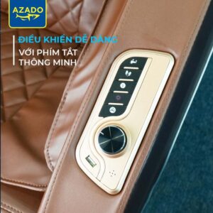 Ghế massage Azado A200 có hệ thống phím tắt nhanh thông minh