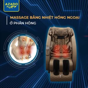 Ghế massage Azado A9 massage bằng nhiệt hồng ngoại