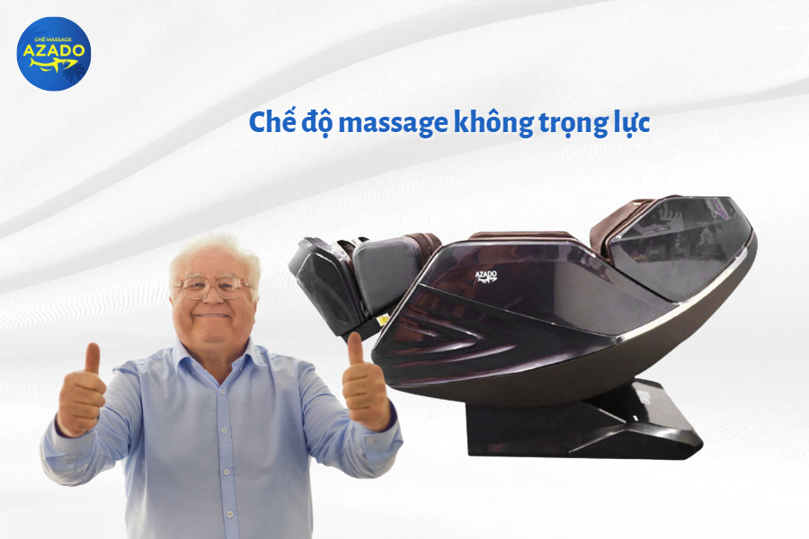 Ghế massage toàn thân có chế độ massage không trọng lực