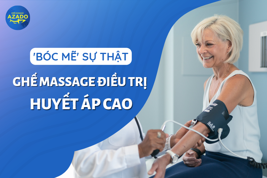Sự thật ghế massage giúp điều trị tăng huyết áp