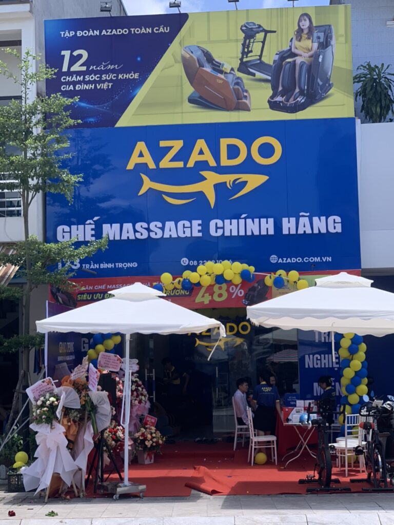 Showroom ghế massage AZADO Hải Hà