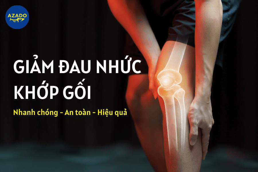 Giảm đau nhức khớp gối tại nhà nhanh chóng hiệu quả
