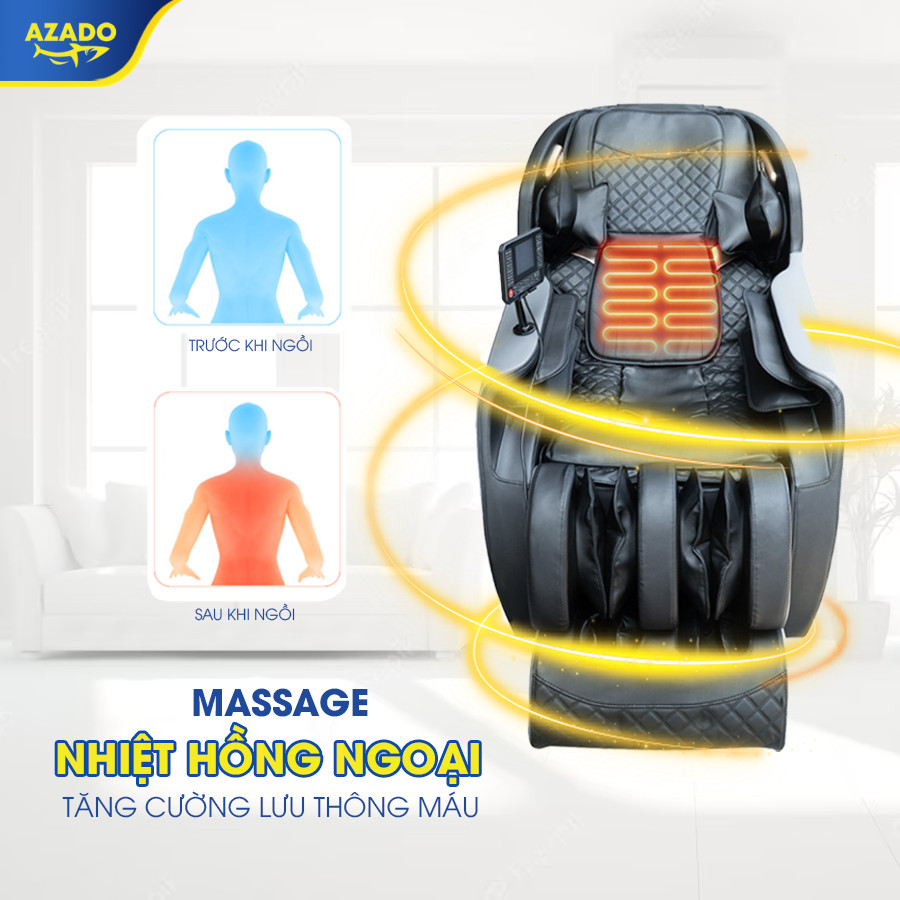 Ghế massage A266 có chức năng nhiệt hồng ngoại