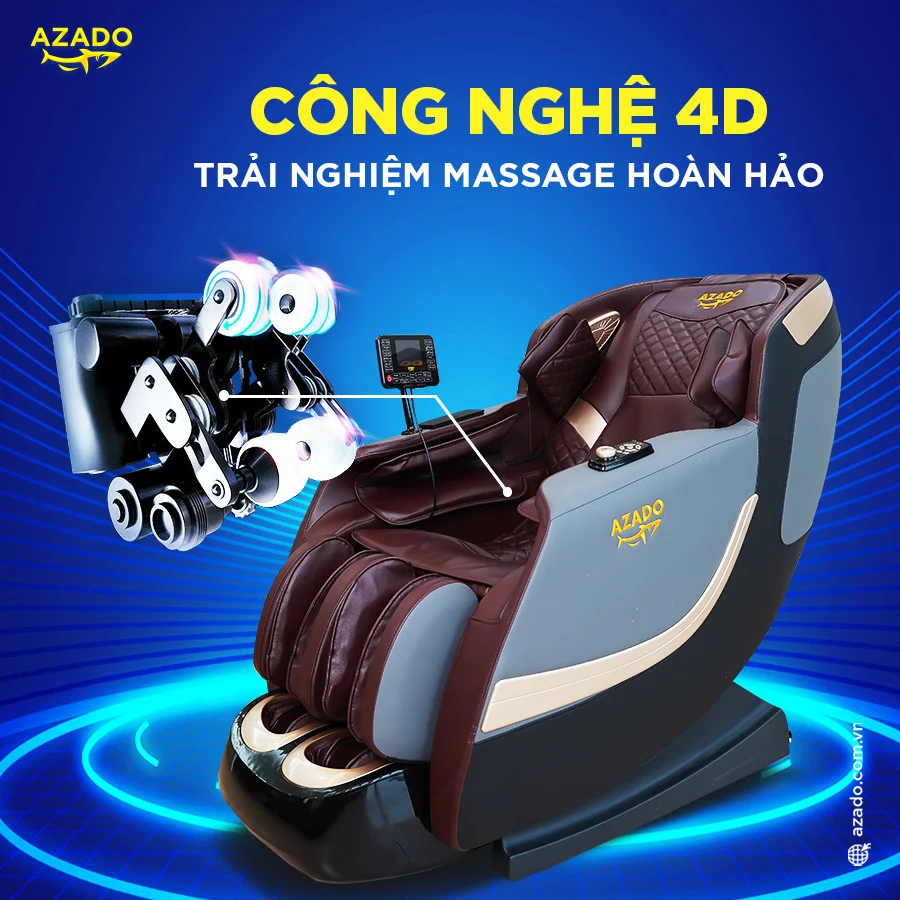 Công nghệ massage 4D cao cấp