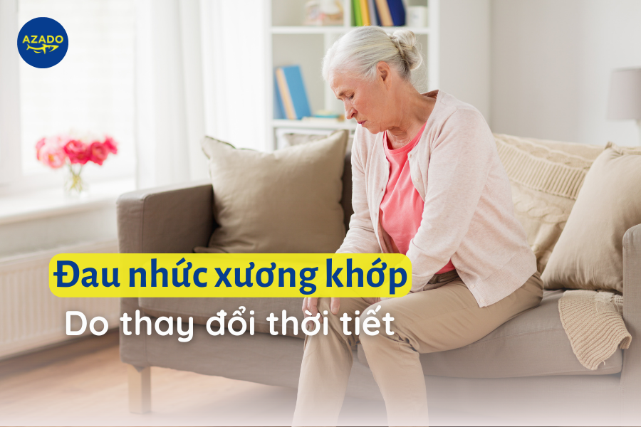 Cách giảm đau nhức xương khớp do thay đổi thời tiết