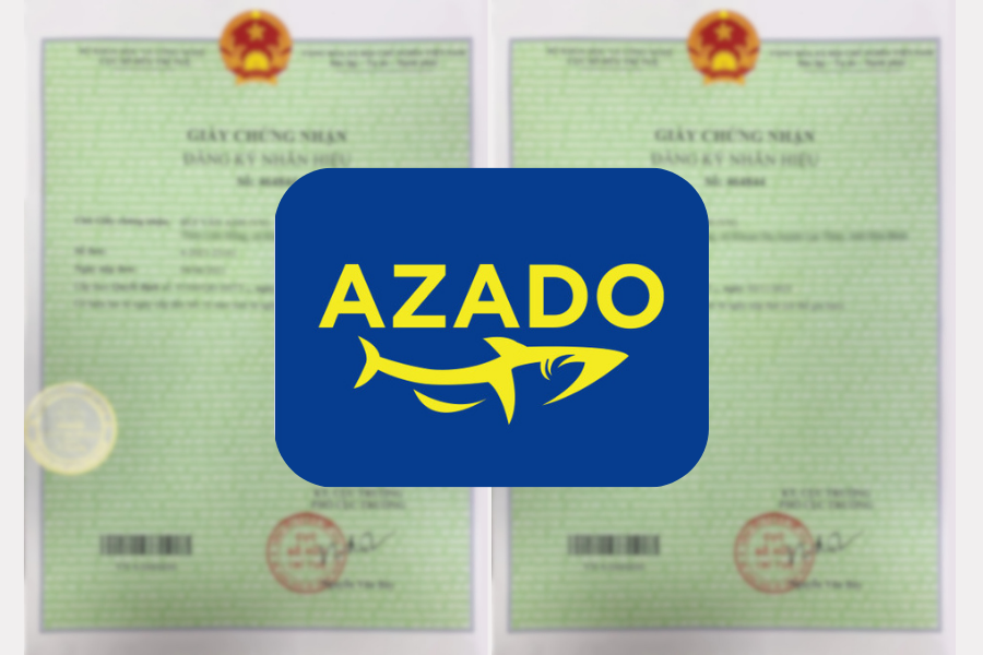 AZADO được cấp Giấy chứng nhận đăng ký nhãn hiệu