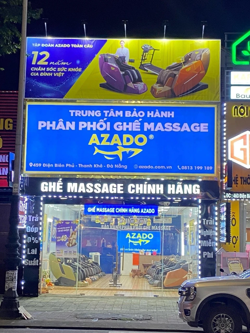 cửa hàng ghế massage Azado Đà Nẵng