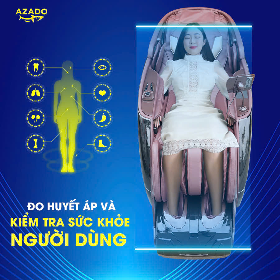 Đo huyết áp và kiểm tra sức khỏe người dùng