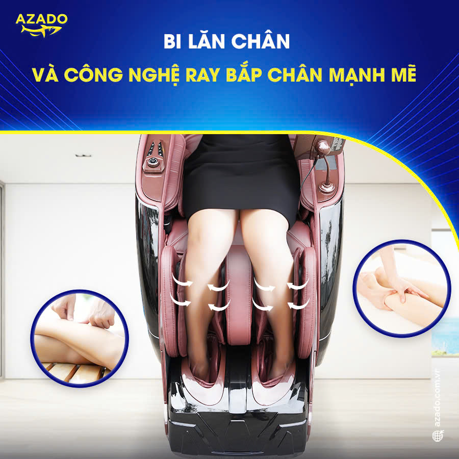 Bi lăn chân và công nghệ ray bắp chân mạnh mẽ