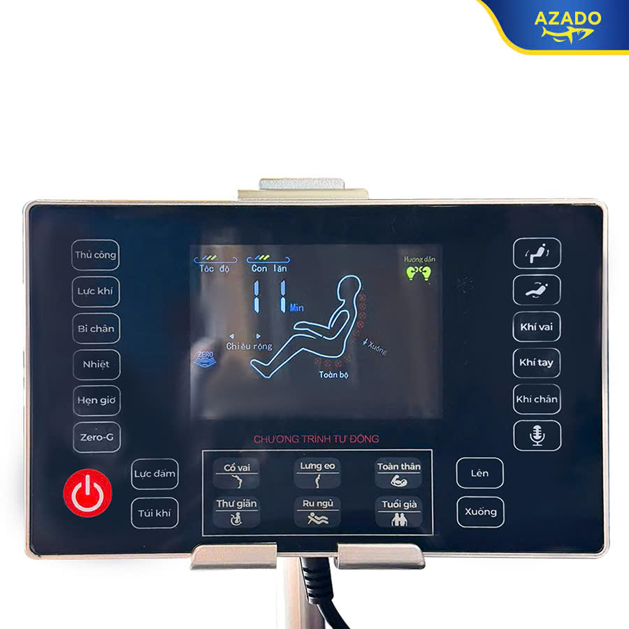 Ghế Massage Toàn Thân Azado Ai83 Xám (Bản nâng cấp)