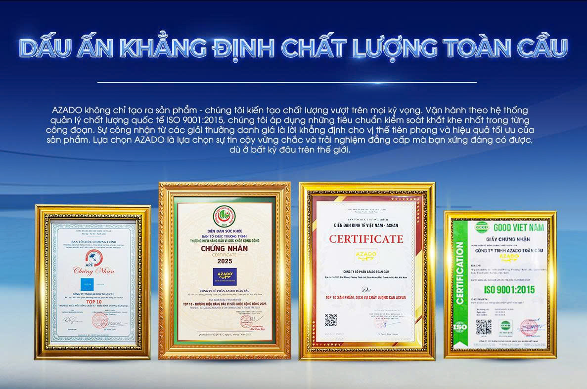 dau an khang dinh chat luong azado