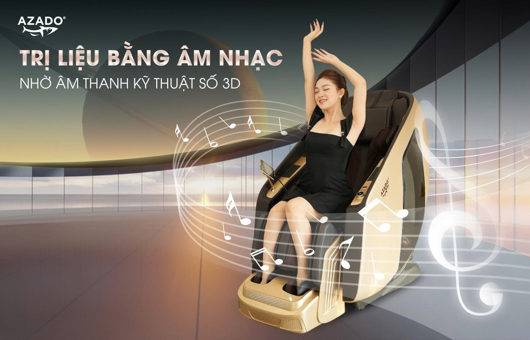 loa bluetooth ghe massage az7000