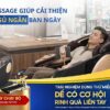 ghe massage giup cai thien giac ngu ngan ban ngay