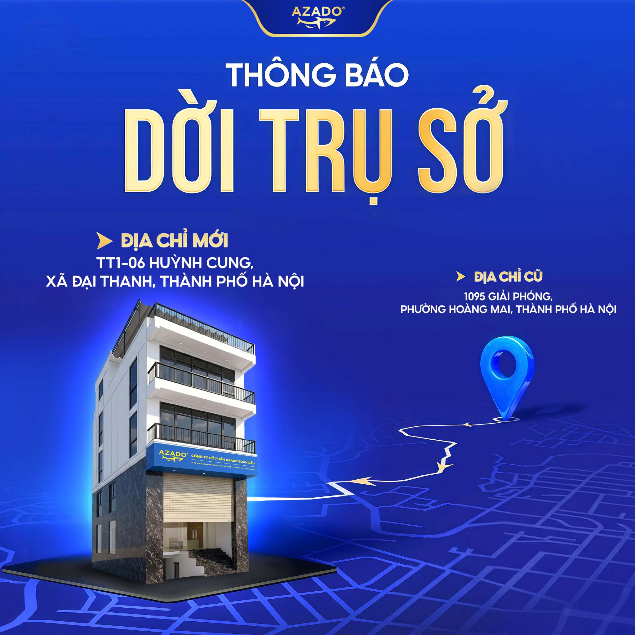 thong bao di doi tru so azado