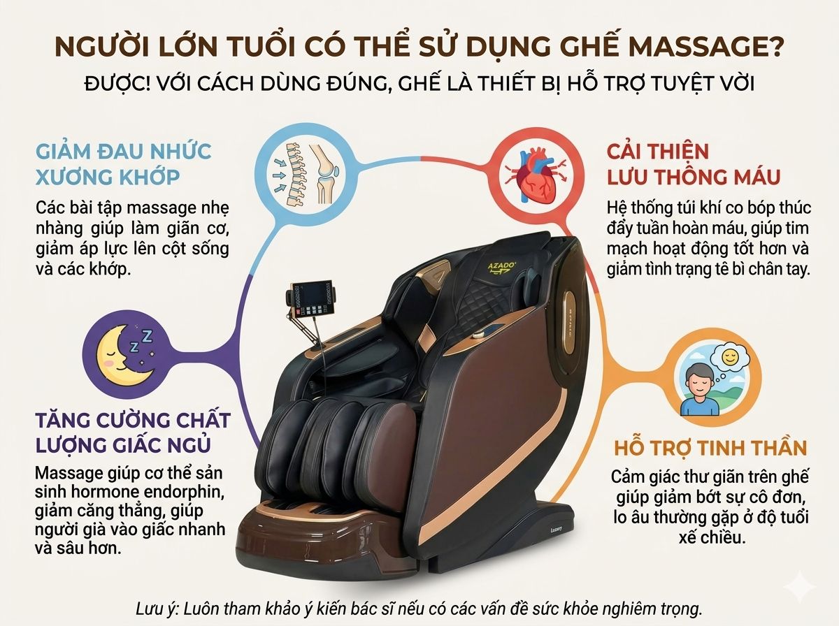 nguoi lon tuoi co the su dung ghe massage duoc khong