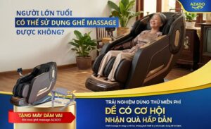 nguoi lon tuoi co the su dung ghe massage khong